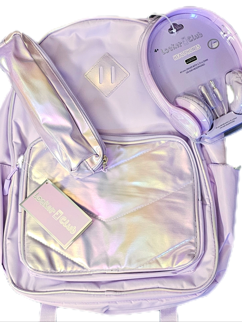 Locker Club Kids 16L Kids Childrens Student Youth backpack nylon purple NEW